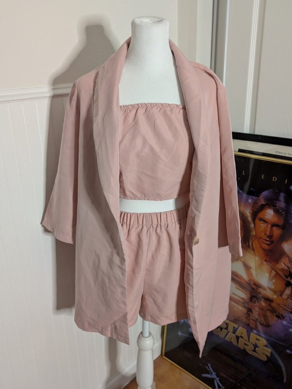 Shein Light Pink Three-Piece Set Women's Medium